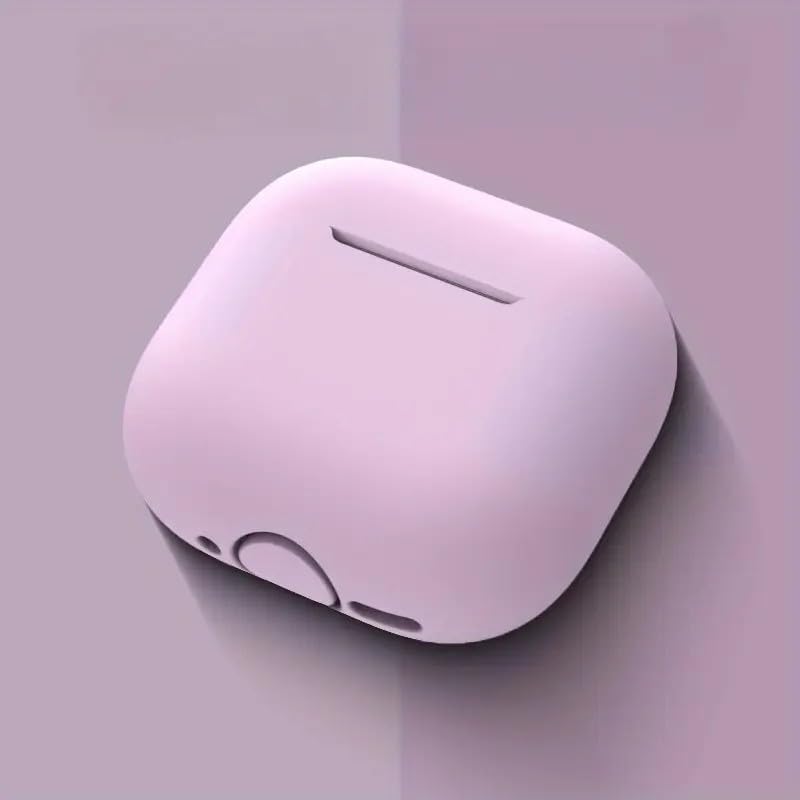Image of Airpods 4 Cover Silicone Case (2024) Active Noise Cancellation (ANC) with Keychain Protective Case (Purple)
