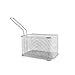 Bistrot KA1674 Cestino per patatine fritte, grande, acciaio inossidabile, colore argento, 12 x 9 x 7 cm