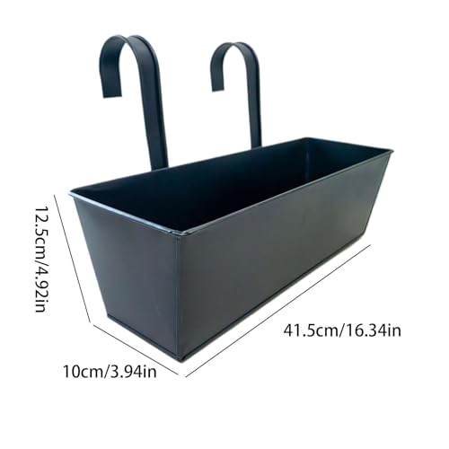 Jardinière avec garde-corps en fer pour balcon et clôture - 2