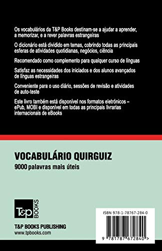 Vocabulário Português Brasileiro-Quirguiz - 9000 palavras: 151