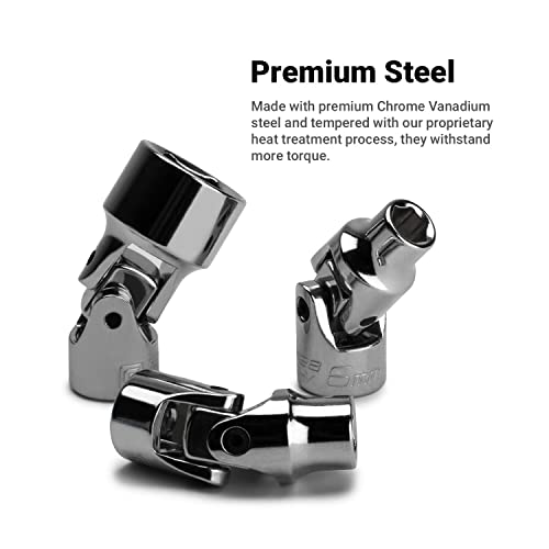 Capri 84738 Tools 10 Mm Universal Socket, 1/4-Inch Drive, 6-Point, Metric #TOP1