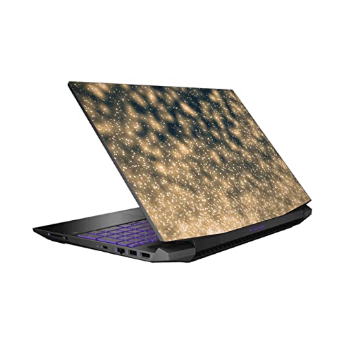 Skin HP Pavilion 15.6 protège contre rayures motif magique noir et or