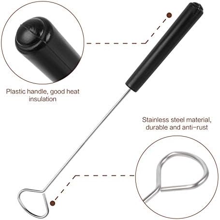 Ledoo 11Pcs Chocolate Fork Chocolate Cutlery Stainless Steel Chocolate Dip Fork Set with Heat Insulation Handle for Chocolate Pralines Fruit Candy Cake Fondue (Silver)