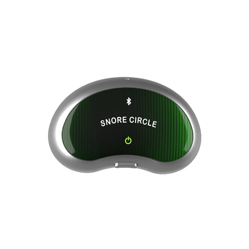SNORE CIRCLE YA4300 Upgraded Smart Anti-Snoring Device, Electric Throat Snore Stopper with APP Sleep...