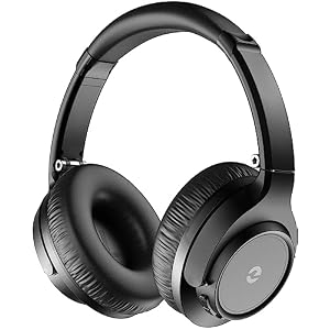 Wireless Headphones Bluetooth, Bluetooth Headphones, 70H Playtime Headphone Wireless Bluetooth 5.1 with with Mic & 3EQ Modes, Over Ear Headphones HiFi Stereo for Home Traver Work(NO ANC)