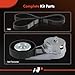 A-Premium Engine Serpentine Belt Drive Kit Compatible with Chevrolet, GMC, Buick & Pontiac Cars - Equinox Terrain 2010-2017, Verano 2012-2017, HHR 2007, Cobalt 2007/2010, G5 2007-2.0L 2.2L 2.4L