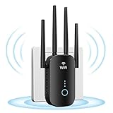 🔐【Haga Que su WiFi Sea Más Seguro】Este repetidor WiFi proporciona el último protocolo de encriptación WPS/WPA/WPA2 para obtener más funciones de seguridad y privacidad para que los usuarios protejan su seguridad wifi. Al mismo tiempo, tiene un puerto Ethernet, que puede convertir una conexión inalámbrica a una conexión por cable.