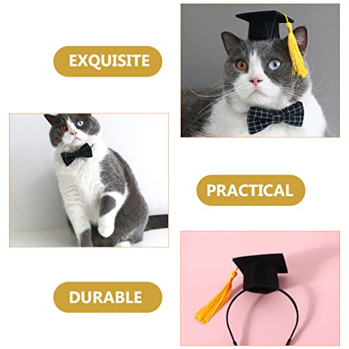 Gorro de graduación para perros pequeño ABOOFAN miniatura 4