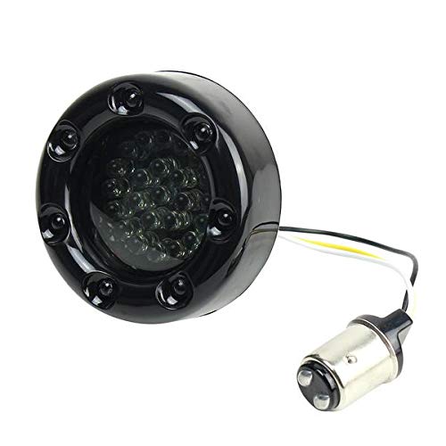 Eagle Lights 2” Infinity Beam Front And Rear (1156) Led Turn Signal Kit W/Running Led Light Ring Covers For Harley Davidson Motorcycles #TOP7