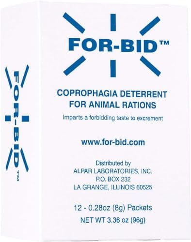 for Dogs and Cats | Stool Eating & Coprophagia Deterrent | Dog & Cat Food Powder Additive to Prevent Dogs from Eating Poop | Safe for Your Pets | Vet Recommended Formula for Anti-Coprophagia