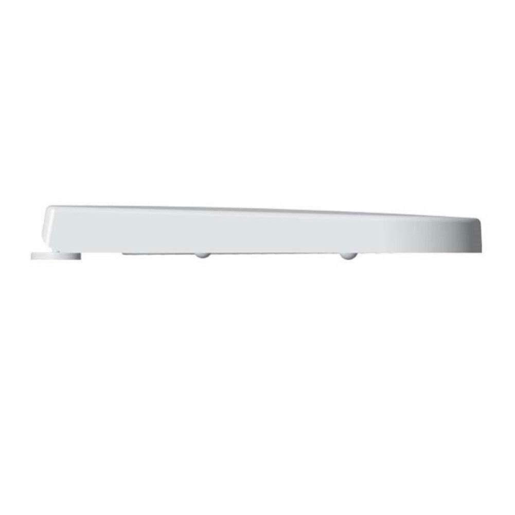 Quadratische weiche schließende Toilettendeckel mit Scharnieren – universelle Passform für Standardtoiletten