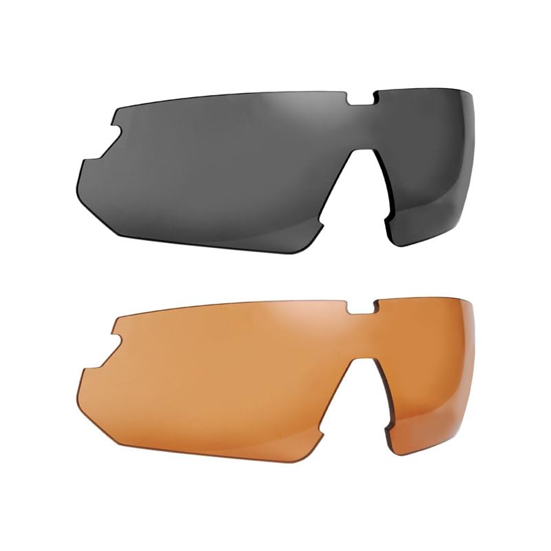 Helikon-Tex LanRay - Juego de gafas de tiro profesional, color negro y transparente