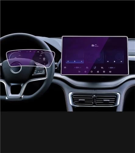Kdbcet GPS Screen Protector For BYD For Seal U Dm-i 2024 15.6 Inch Car GPS Navigation Center Touch And Dashboard BLUE Tempered Glass Screen Protector Film