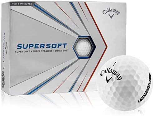 Callaway Golf Supersoft Golf Balls (White ),12 pack, Prior Generation