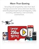 Lexar Play Micro SD Card 256GB, microSDXC UHS-I Card, up to 205MB/s read, 140MB/s write, Class 10, U3, V30, A2, 4K Video, High-Speed Memory Card for Switch/Portable Gaming Devices/Smartphones - Image 7