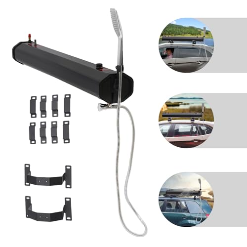 Tanque de Agua Presurizado para Ducha de Camping, Depósito Portátil de Agua con Manguera para Vehículos Todoterreno, Camionetas y Actividades al Aire Libre miniatura 6