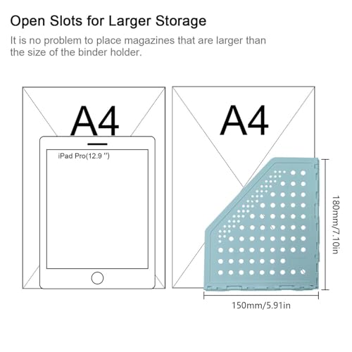 Porte-revues pliable A5 à 4 compartiments pour classer vos dossiers - 3