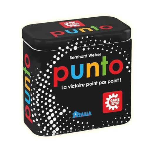 Atalia Game Factory Punto | Jeu de société stratégique | De 2 à 8 Joueurs | A partir de 7 Ans | 20 Minutes | Rapide et Malin