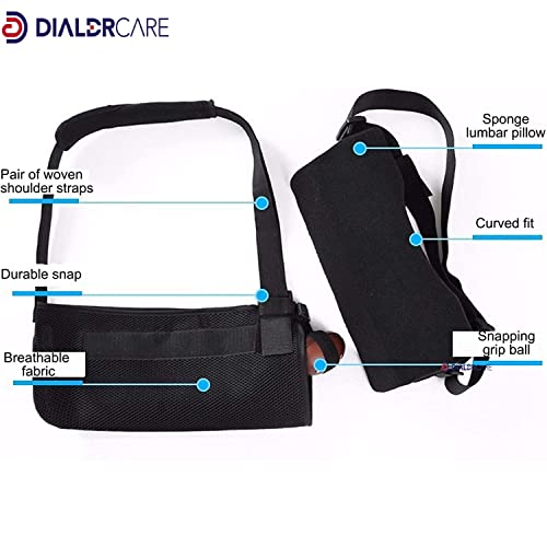 Image of DIALDRCARE Arm Sling Support for Shoulder, Elbow, Wrist & Arm Injury - Adjustable & Comfortable Arm Sling (ARM HOLDER 2)