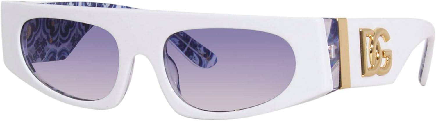 Dolce & Gabbana Sunglasses DG 4411 337119 White On Blue Maiolica