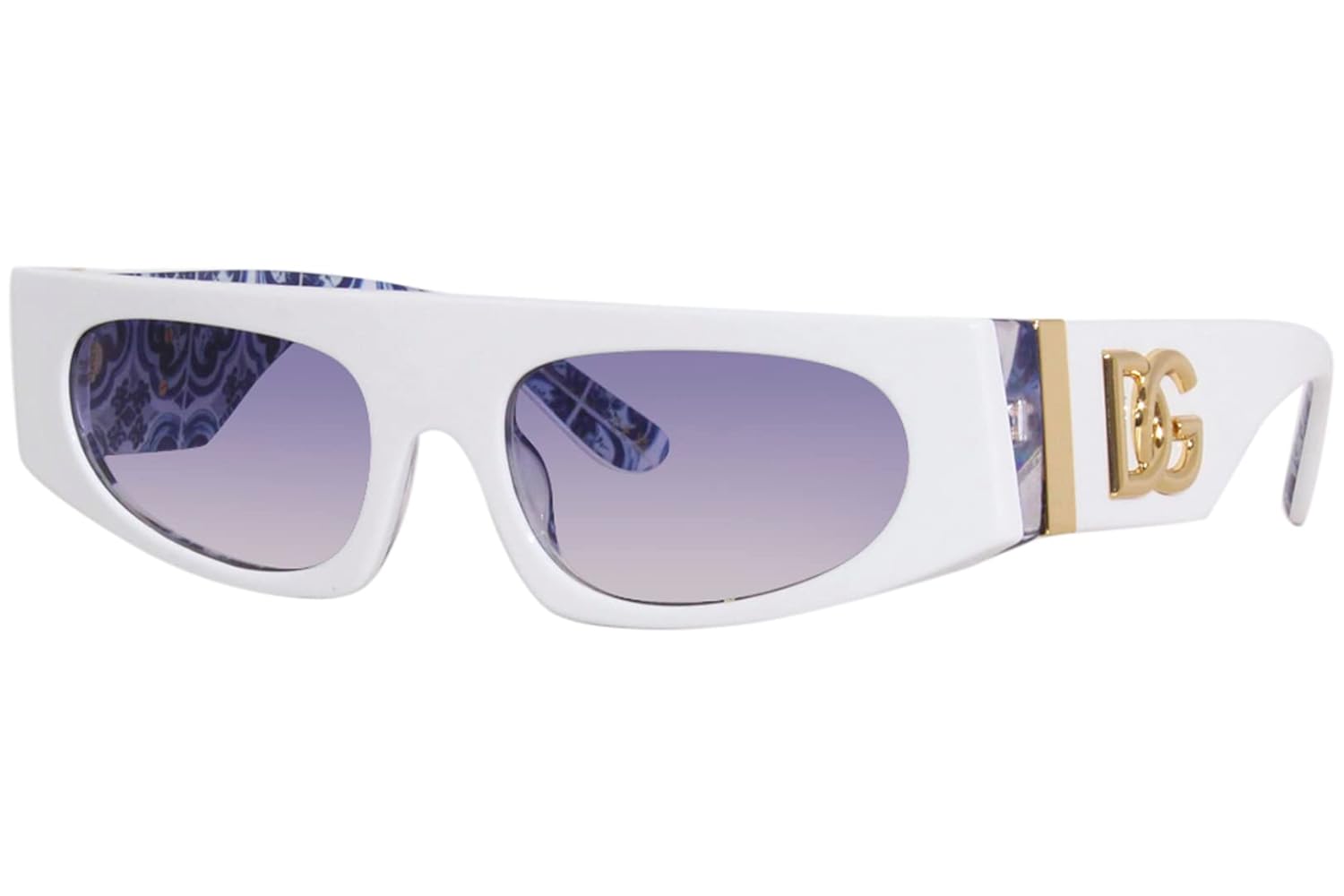 Amazon.com: Dolce & Gabbana Sunglasses DG 4411 337119 White