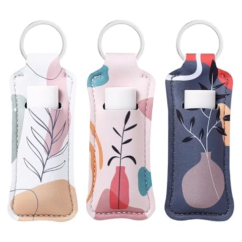 COOKOOKY Chapstick Holder Keychain Cover