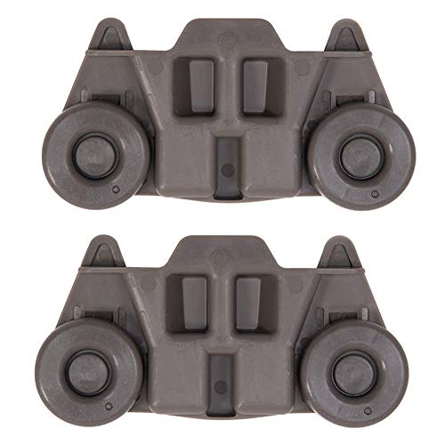 2 PCS Dishwasher Lower Wheels W10195416 - Dishwasher Wheel Replacement Parts for Whirlpool/Maytag/KitchenAid/Kenmore