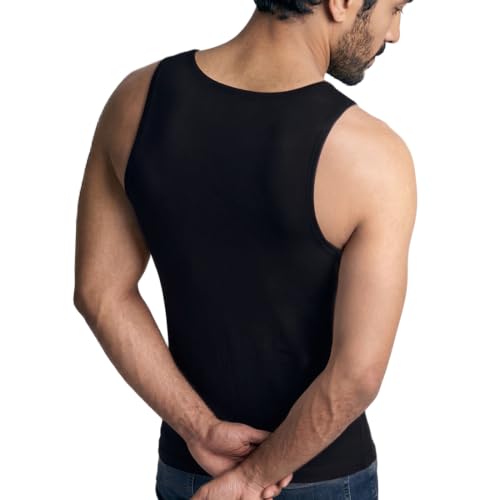 Image of dermawear Men Zenrik High Compression Shapewear Vest for Chest and Abdomen
