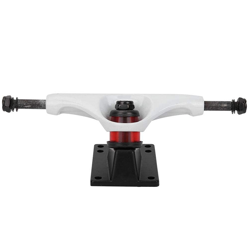 Alomejor Camión de Monopatín con 2 Rodamientos ABEC-7, Tablero Largo de 4-8 Pulgadas para Patineta de Montaña, Camiones Independientes de Aluminio 7-Pulgadas con Base Angular 50° p