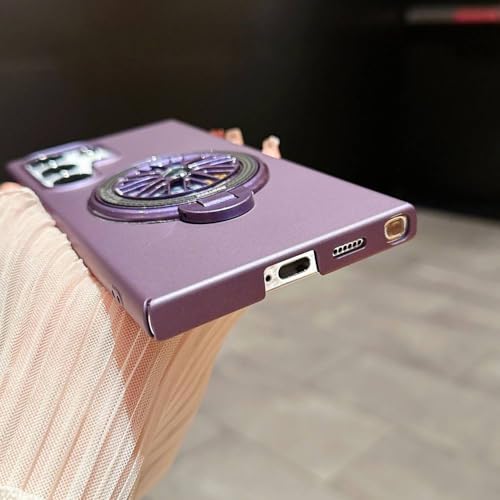 Coque Galaxy S24 Plus antichoc transparente avec anneau magnétique