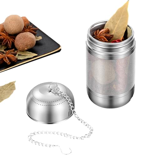 Infusor De Té | Acero Inoxidable Más Empinado | Vapor De Vapor Suelto | Bola De Malla De Malla Extra-fina Premium Con Bloqueo Seguro, Diseño Duradero Resistente A La Óxido | Ideal Para Té Negro, Mezcl