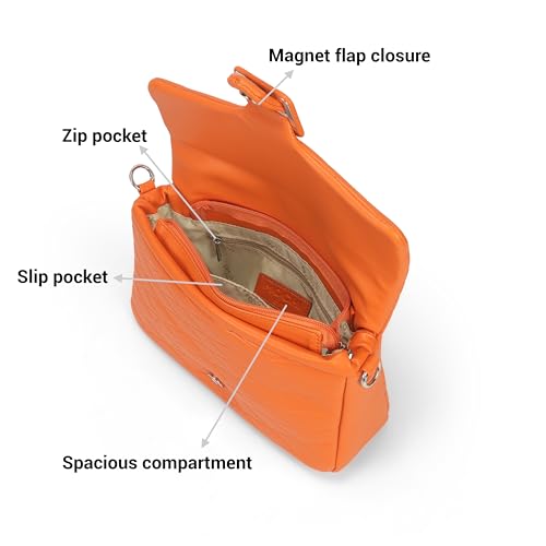 Image of Mochi Women Casual PU Soft Body Magnet closure Quilted Shoulder Bag