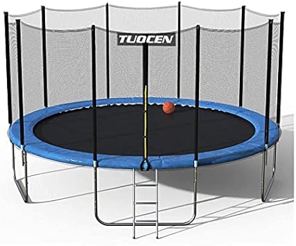 Amazon トランポリン 大型 家庭用 10ft 子供用 大人用 静音 セーフティーネット付き 安全 バウンスベッド 自宅 庭 遊園地 組立 室内 室外 ダイエット エクササイズ スポーツ 玩具 おもちゃ プレゼント クリスマス Akn16 K C 室内用トランポリン