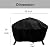 Blackhoso Round Fire Pit Cover, 58 Inches Diameter, 58 x 24 inch Waterproof Firepit Covers, for Patio Fire Pit, Full Coverage Dustproof Anti UV Outdoor Fire Pit Cover