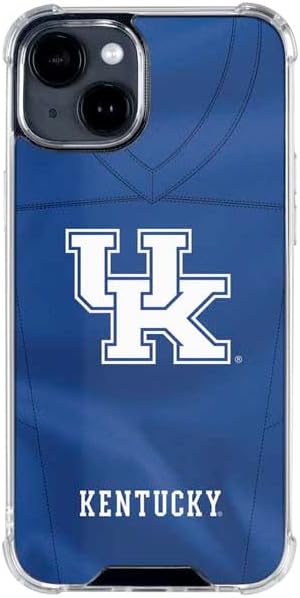 Skinit Clear Phone Case Compatible with iPhone 15 Plus - Officially Licensed University of Kentucky UK Wildcats Design