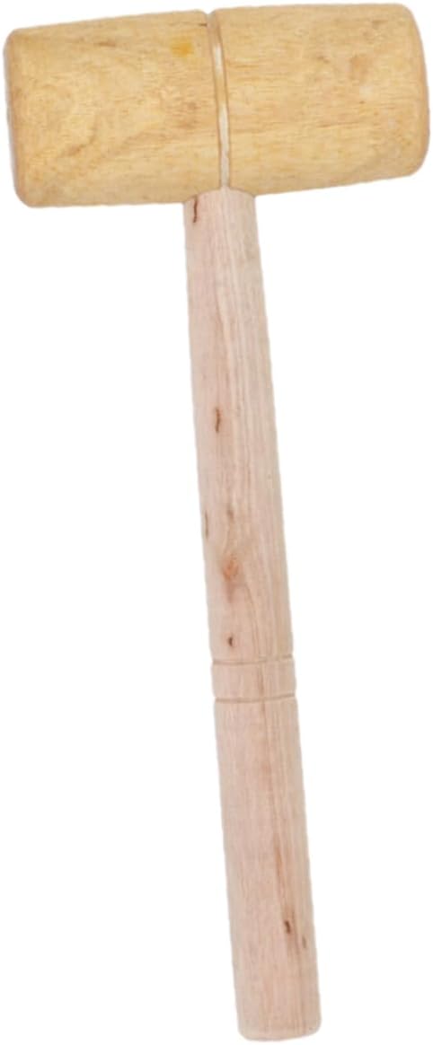Angoily Pcs Multi-Functional Woodworking Tool Wooden Hammer Mallet for Carpentry Projects