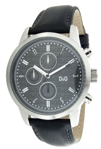 Preisvergleich Produktbild D&G Dolce&Gabbana Herren-Armbanduhr Analog Quarz Leder DW0751