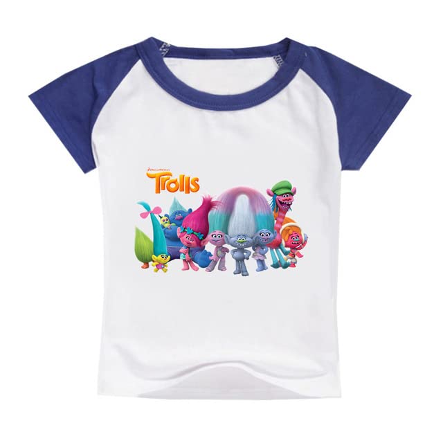 BABY & KIDS - 2022 Summer Fantasia Balloon Trolls Clothes Girls T-shirt Children Tee Shirt Enfant Baby Boy Tshirt Kids Short Sleeve Tops