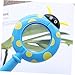 ibasenice 3Pcs Boy Girl Handheld Plastic Magnifying Glass with Cartoon High Definition Exploration Toys for Outdoor Nature Observation Colorful and Odorless Material for Boys and Girls