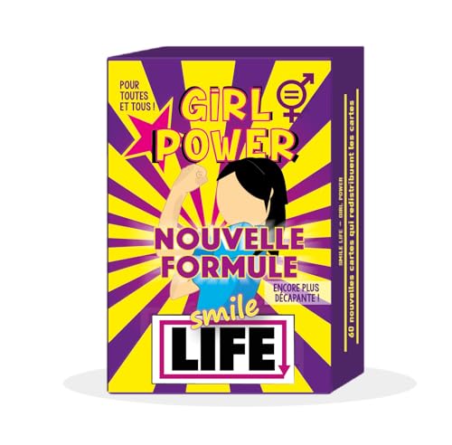 Blackrock Games Smile Life Extension Girl Power - Jeu de Cartes et d'ambiance - 12 Ans et Plus - nécessite Le Jeu Smile Life pour être jouée