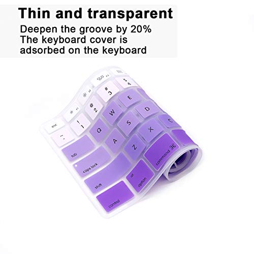 Protector de silicona para teclado iMac G6 MB110LL/A degradado 6