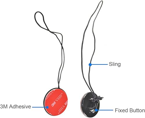 Miniatura 5 de Correa de seguridad para cámara de acción, compatible con GoPro Hero 12, 11, 10, Insta360 X4 X3, DJI OSMO, SJCAM, AKASO - Soportes para casco de