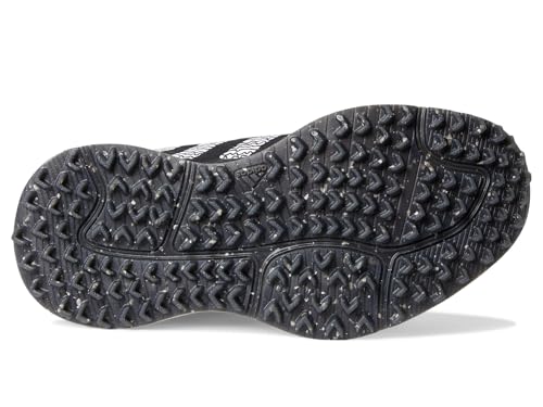 adidas Youth CodeChaos BOA 25 Spikeless Golf Shoes, Core Black/Footwear White/Lucid Lemon, 3 Kids