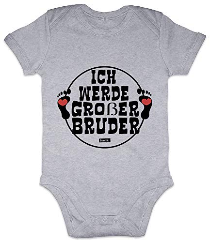 HARIZ Baby Body a maniche corte con scritta in