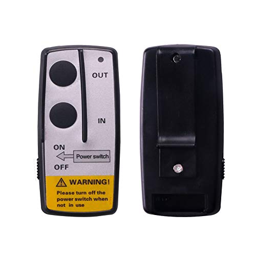 Foto von 2 Set LIEBMAYA Wireless Elektrische Seilwinde Motorwinde Funkfernbedienung Controller Toröffner Fernsteuerung für Winde LKW Jeep ATV Wasserdicht