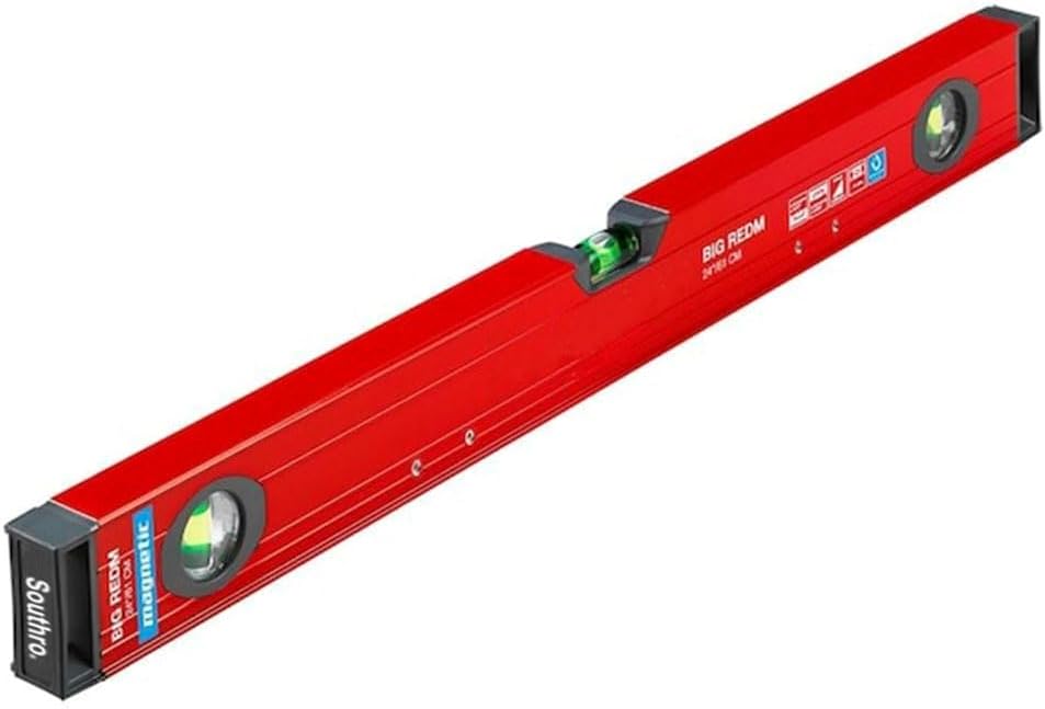 Box Beam Level, Black/Red, 24 in L, Mfr: LSB24LM-A