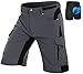 Produktbild Vzteek Herren MTB Hose Fahrradhose mit Gepolstert, Schnelltrocknende MTB Shorts Mountainbike Hose Herren(Grau,XL)