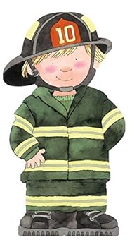 Board book Fire Fighter (Mini People Shape Books) Book