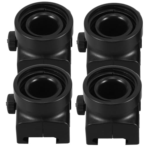 LALADEFIEE 4pcs Loading Nozzle Adapter Accessories Gel Ball Accessories Gel Adapter Toyaster Accessories Gel Replacement Parts Gel Attachment Black Plastic