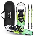 KinZon Raquetas de Nieve 3 en 1, Ligeras y sólidas...: 【Empresa Francesa】 Somos una empresa francesa, que ofrece equipos de calidad para deportes al aire libre y un servicio al cliente receptivo y atento ubicado en Francia. 【Raqueta de nieve 3 en 1】Las raquetas de nieve Kinzon incluyen un par de raquetas...